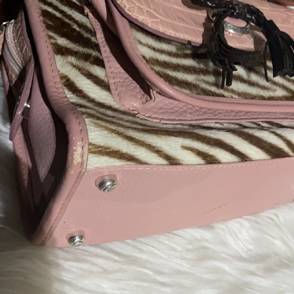 Authentic Brighton Piper Dusty Rose Tote Handbag - Picture 4 of 6
